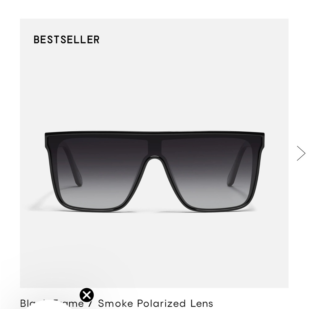 Quay nightfall oversized shades